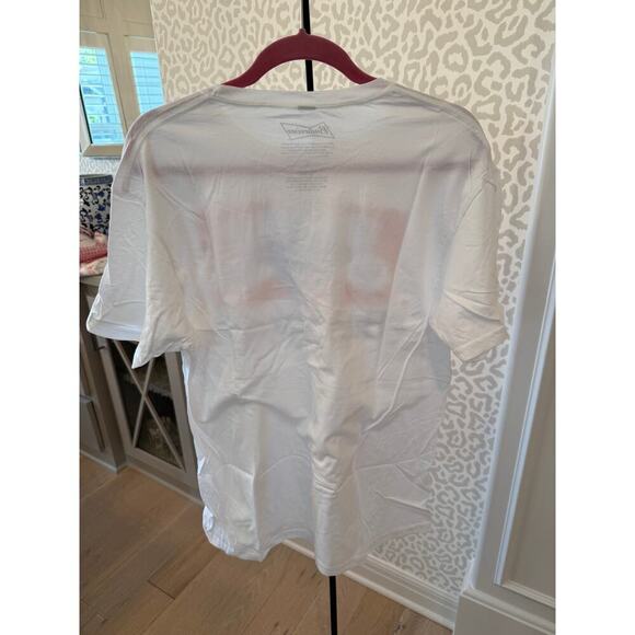 Budweiser Men's White King of Beers Vintage 90s Short Sleeve Tshirt Size L - Picture 3 of 5